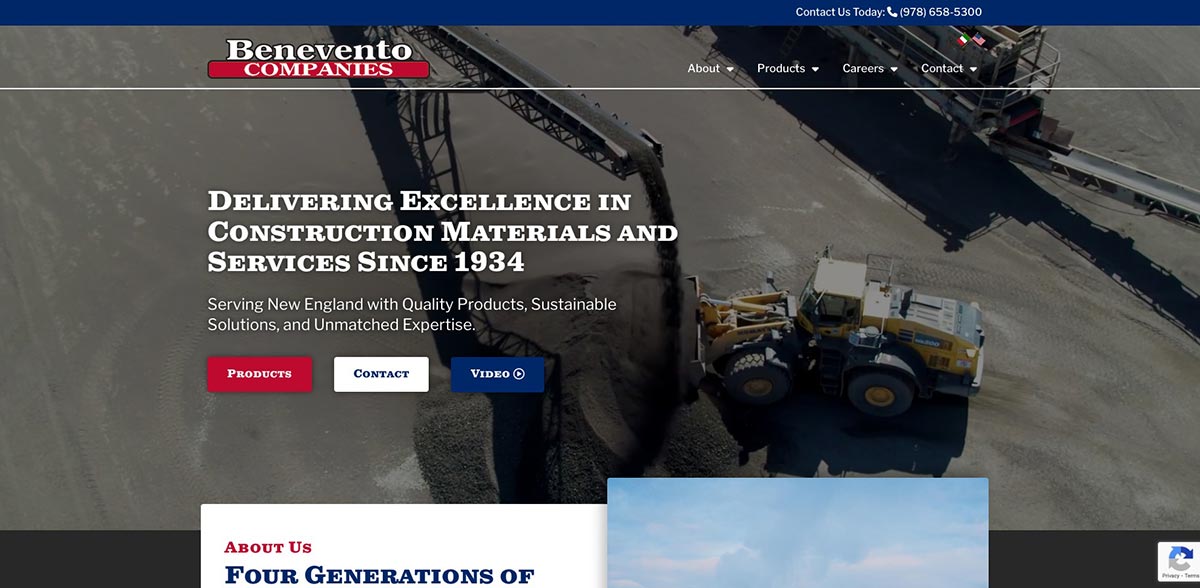 benevento companies homepage