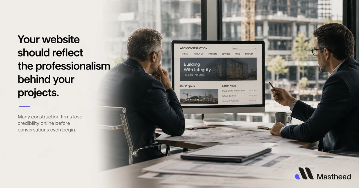 Construction Websites Matter More Than Ever